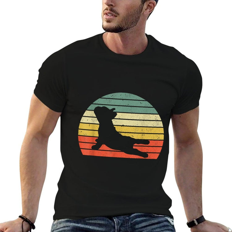 French Bulldog Yoga Funny Frenchie for Men Women  Quick-drying T-Shirt Velarayx