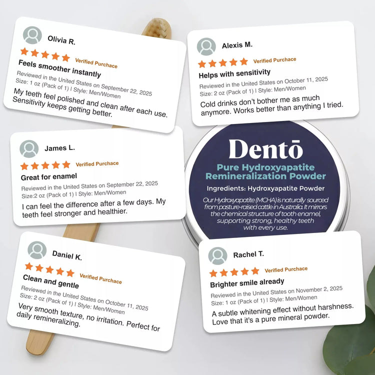Dentō 100% Hydroxyapatite Remineralization Powder Wild Foods