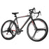 Road Bike, 700C Wheels Racing Bike, SHIMANO 14 Speeds Drivetrain City Commuter Road Bicycle, Urban Adult Sport Bike with Lightweight Aluminum Alloy Frame, Drop Bar, Disc Brake, for Men Women Berry Charmz