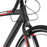 Road Bike, 700C Wheels Racing Bike, SHIMANO 14 Speeds Drivetrain City Commuter Road Bicycle, Urban Adult Sport Bike with Lightweight Aluminum Alloy Frame, Drop Bar, Disc Brake, for Men Women Berry Charmz