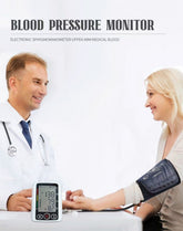 Arm High Blood Pressure Monitor Digital BP Cuff LCD Pulse Meter Voice Machine US Berry Charmz