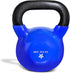 Kettlebell, 5-100 LB Vinyl Coated Cast Iron Strength Training Kettlebells for Home Gym Exercises, Fitness, Full Body Workout Equipment, Push Ups, and Grip Strength Berry Charmz