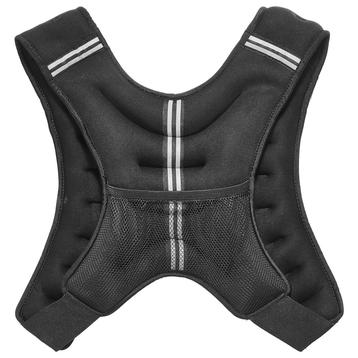Weighted Vest, 20 lbs Weight Vest with Reflective Stripe, Adjustable Buckle Body Weight Vest for Men Women, Workout Equipment for Strength Training, Running, Jogging, Fitness, and Weight Loss Berry Charmz