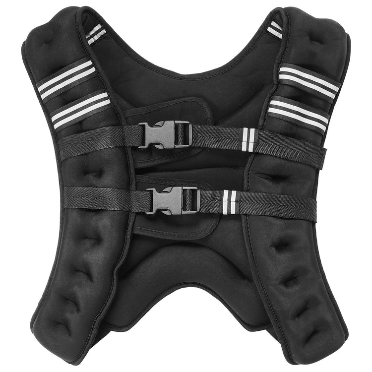 Weighted Vest, 20 lbs Weight Vest with Reflective Stripe, Adjustable Buckle Body Weight Vest for Men Women, Workout Equipment for Strength Training, Running, Jogging, Fitness, and Weight Loss Berry Charmz