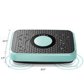 Vibration Plate Fitness Platform, Whole Body Exercise Machine for Lymphatic Drainage, Shaking Workout Board with 120 Speed Levels, Fat Burner and Weight Loss Equipment for Men and Women. Berry Charmz