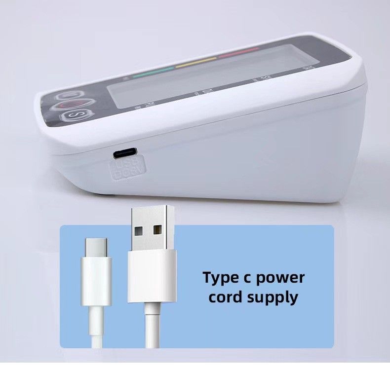Arm High Blood Pressure Monitor Digital BP Cuff LCD Pulse Meter Voice Machine US Berry Charmz