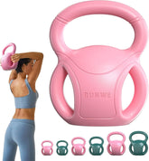 3 Handle Kettlebells Weight - Weight for Women Options 5, 10, 15 and 20 LB for Russian Twists AB Exercise, Weightlifting and Core Fitness Exercise Home Gym [Single in Sold] Berry Charmz