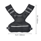 Adjustable Weighted Vest, 20-32lb Weight Vest with 6 Ironsand Weights and Reflective Stripe, Body Weight Vest Exercise Set for Men Women, Workout Equipment for Strength Training Running Jogging Berry Charmz