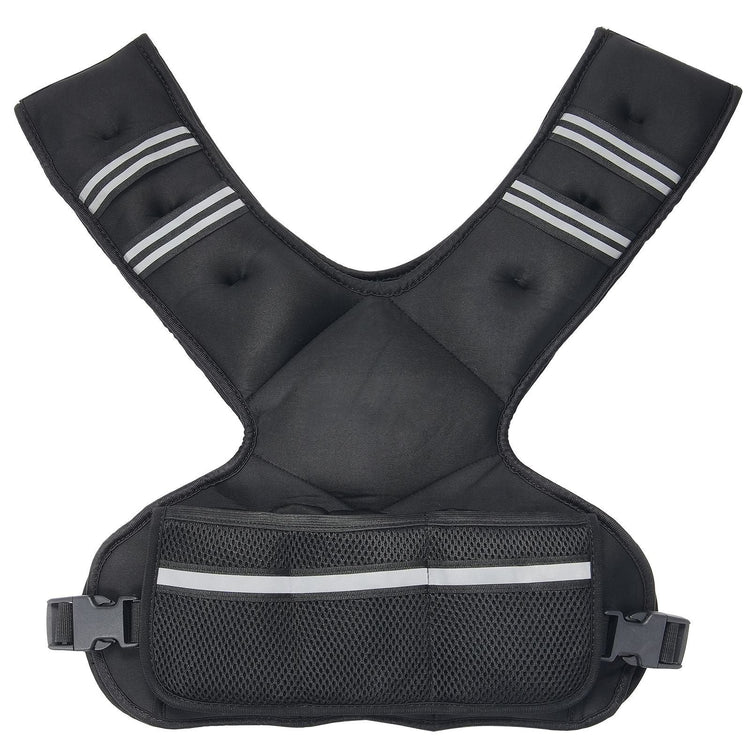 Adjustable Weighted Vest, 20-32lb Weight Vest with 6 Ironsand Weights and Reflective Stripe, Body Weight Vest Exercise Set for Men Women, Workout Equipment for Strength Training Running Jogging Berry Charmz