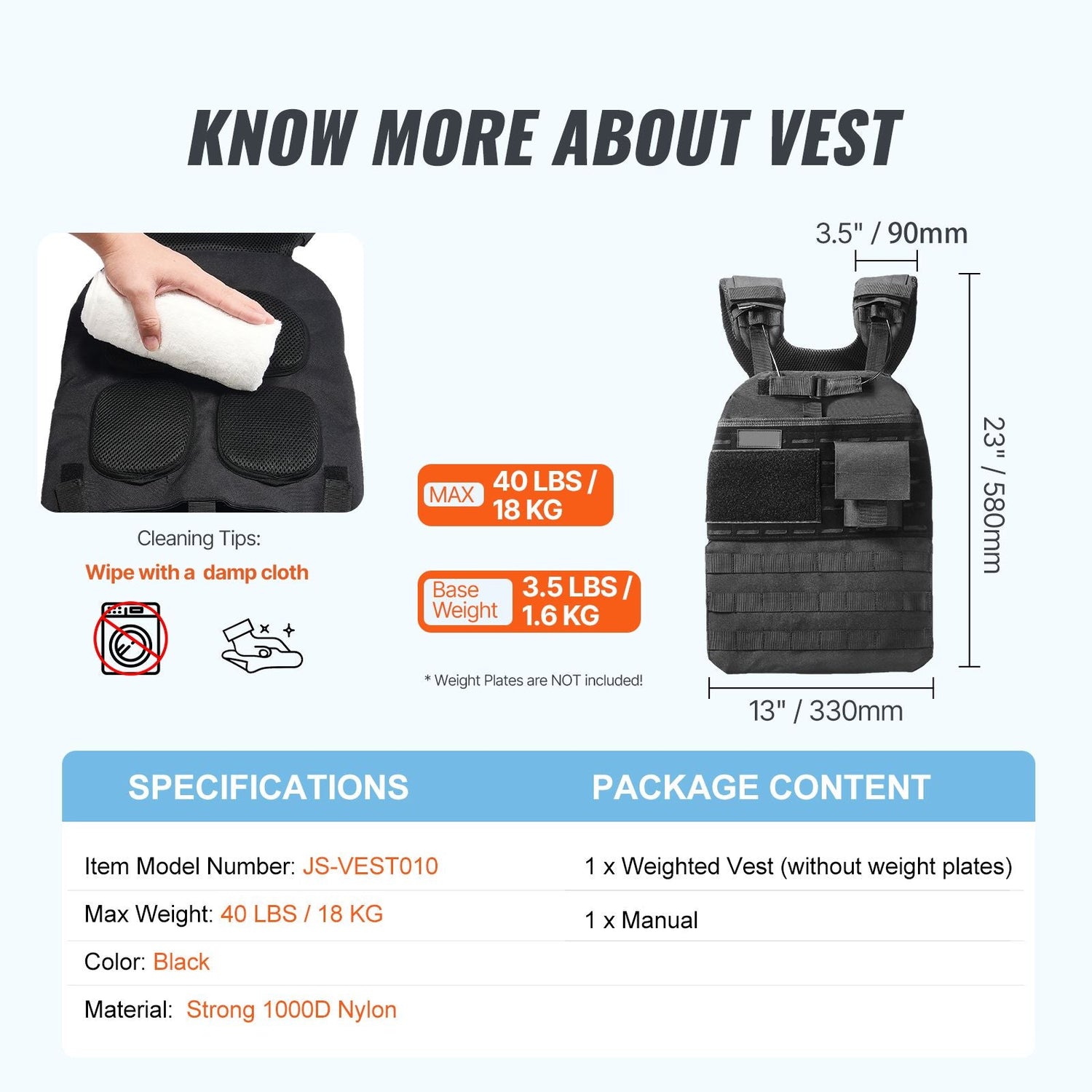 Weighted Vest, 40lb Weight Vest, Adjustable Body Weight Jacket for Men Women, Workout Equipment for Strength and Endurance Training, Running, Jogging, Walking, Fitness, and Weight Loss Berry Charmz