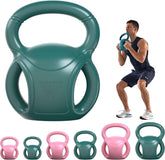 3 Handle Kettlebells Weight - Weight for Women Options 5, 10, 15 and 20 LB for Russian Twists AB Exercise, Weightlifting and Core Fitness Exercise Home Gym [Single in Sold] Berry Charmz