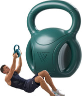 3 Handle Kettlebells Weight - Weight for Women Options 5, 10, 15 and 20 LB for Russian Twists AB Exercise, Weightlifting and Core Fitness Exercise Home Gym [Single in Sold] Berry Charmz