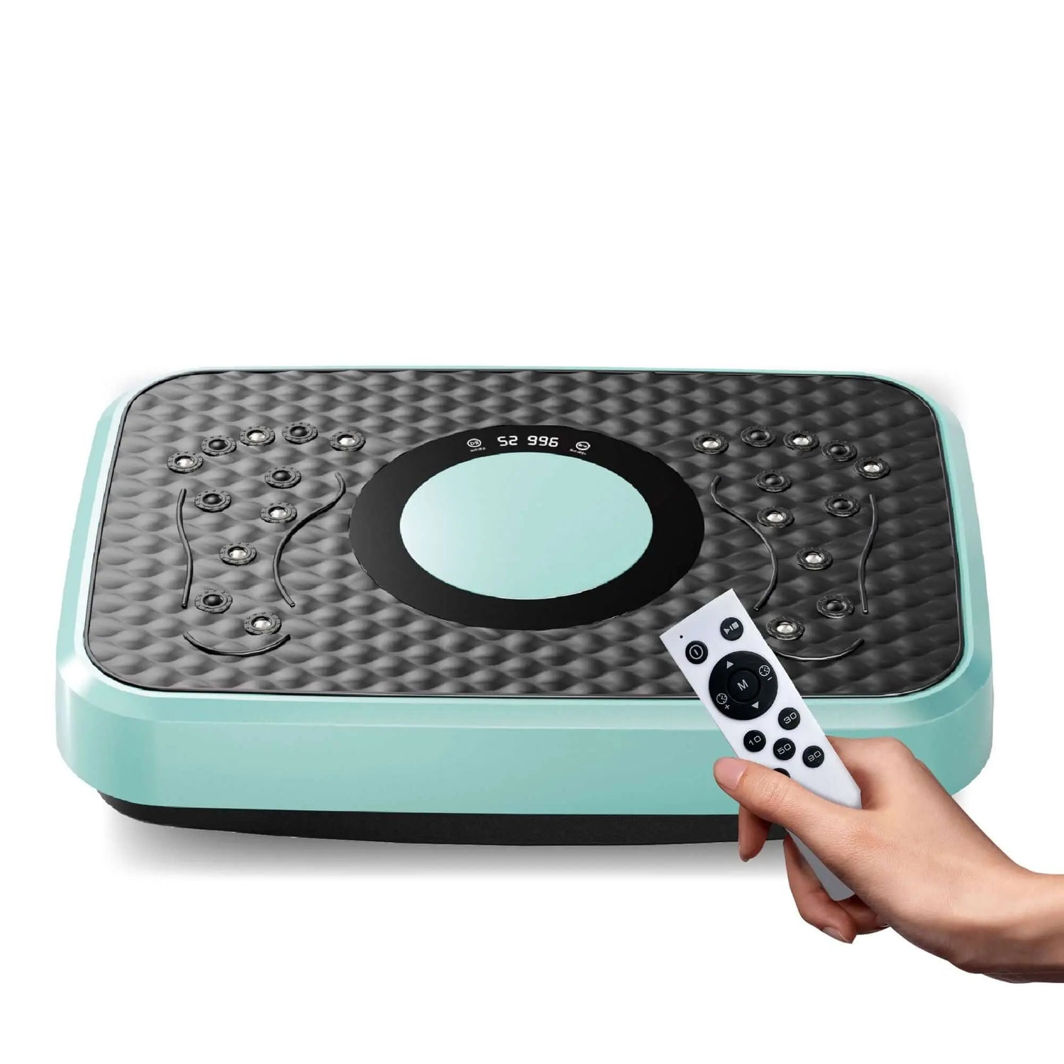 Vibration Plate Fitness Platform, Whole Body Exercise Machine for Lymphatic Drainage, Shaking Workout Board with 120 Speed Levels, Fat Burner and Weight Loss Equipment for Men and Women. Berry Charmz