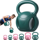 3 Handle Kettlebells Weight - Weight for Women Options 5, 10, 15 and 20 LB for Russian Twists AB Exercise, Weightlifting and Core Fitness Exercise Home Gym [Single in Sold] Berry Charmz
