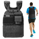 Weighted Vest, 40lb Weight Vest, Adjustable Body Weight Jacket for Men Women, Workout Equipment for Strength and Endurance Training, Running, Jogging, Walking, Fitness, and Weight Loss Berry Charmz