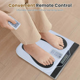 1Pc Rechargeable EMS Foot Massager for Neuropathy TENS Stimulator With 10Modes 50Intensities Remote Control For Muscle Relaxation Cramps Circulation Gift For Dad Mom Berry Charmz