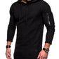Men's Plus Size Casual Slim Fit Long Sleeve Hoodie