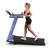 DeerRun All-New 2026 A1 Pro Move+  6% Incline Foldable Treadmill——Upgraded Chip & NFC Support | 350Lbs, 10mph Blue DeerRun®
