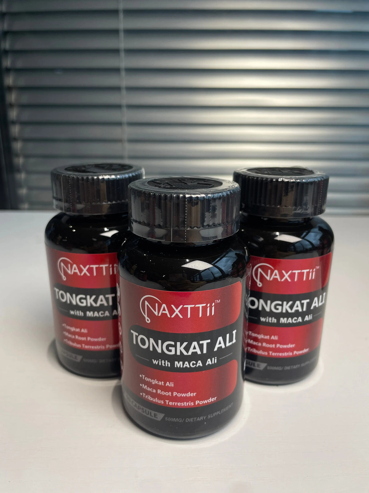 NAXTTII Natural Fuel For Men Supplement With Tongkat Ali, Maca Root, Ginseng To Boost Circulation, Energy, Stamina, Drive And Performance 90 Capsules Roksy