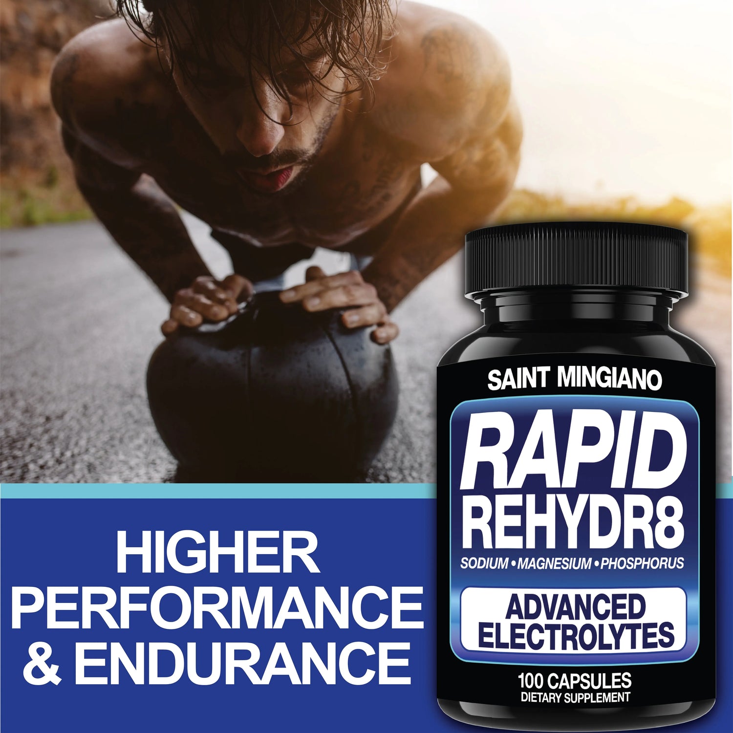 Rapid Rehydr8 Electrolyte Capsules – 100 Count Saint Mingiano - Supplements & Wellness Dedicated to Holistic Health