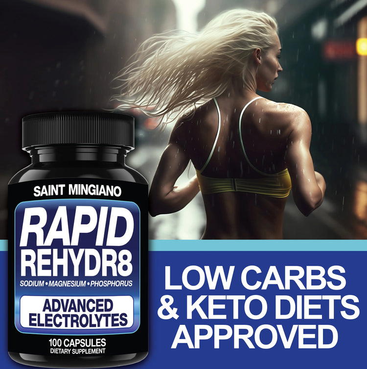 Rapid Rehydr8 Electrolyte Capsules – 100 Count Saint Mingiano - Supplements & Wellness Dedicated to Holistic Health