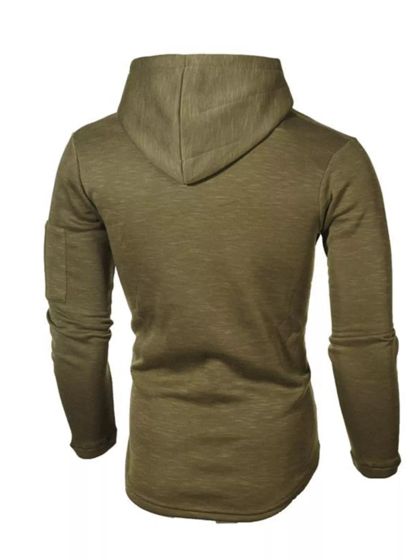 Men's Plus Size Casual Slim Fit Long Sleeve Hoodie