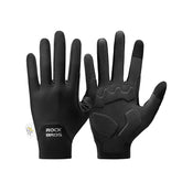 Full Finger Bike Gloves Breathable Touch screen with PORON® XRD Cushioning ROCKBROS-US