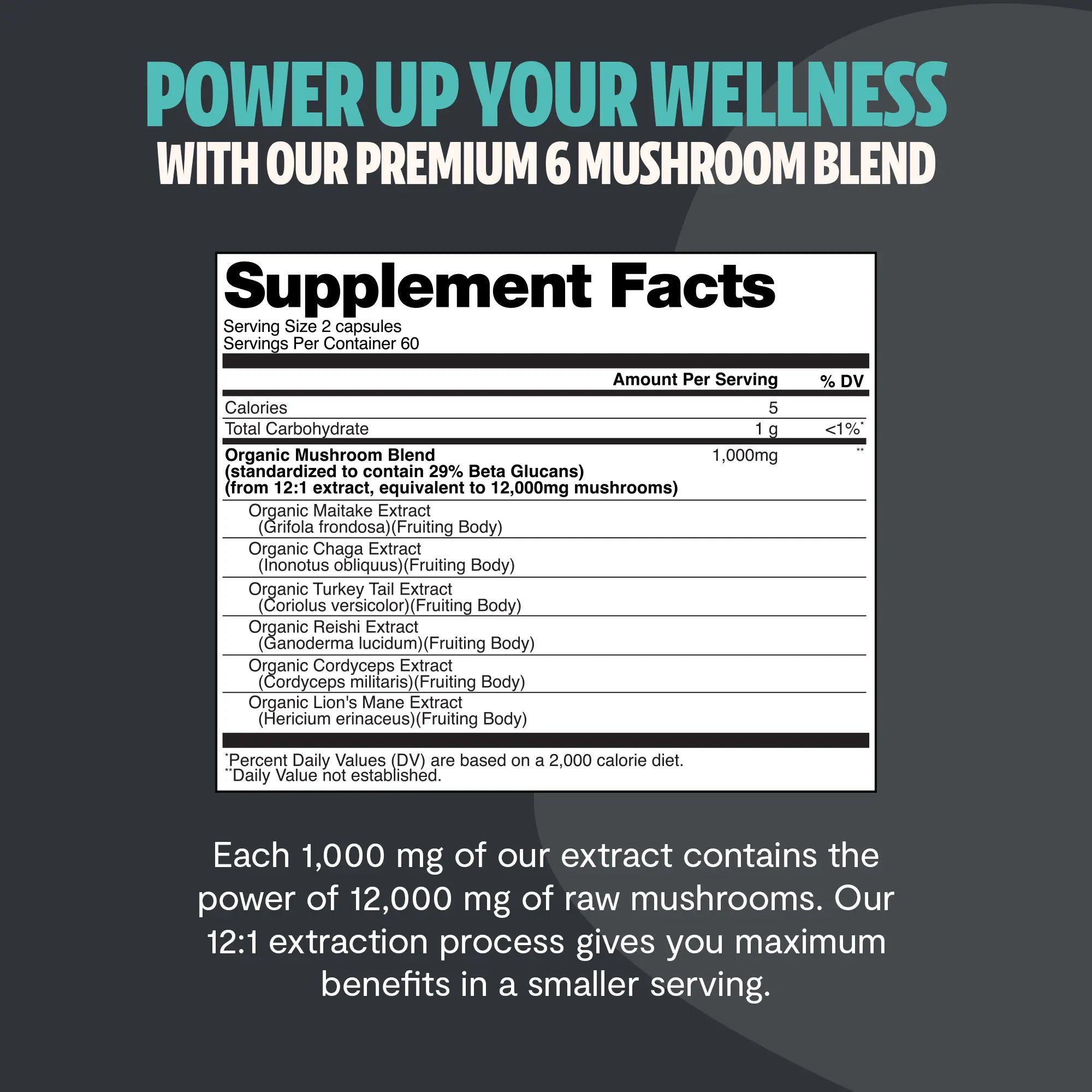 Ultimate Mushroom Complex Capsules FreshCap Mushrooms