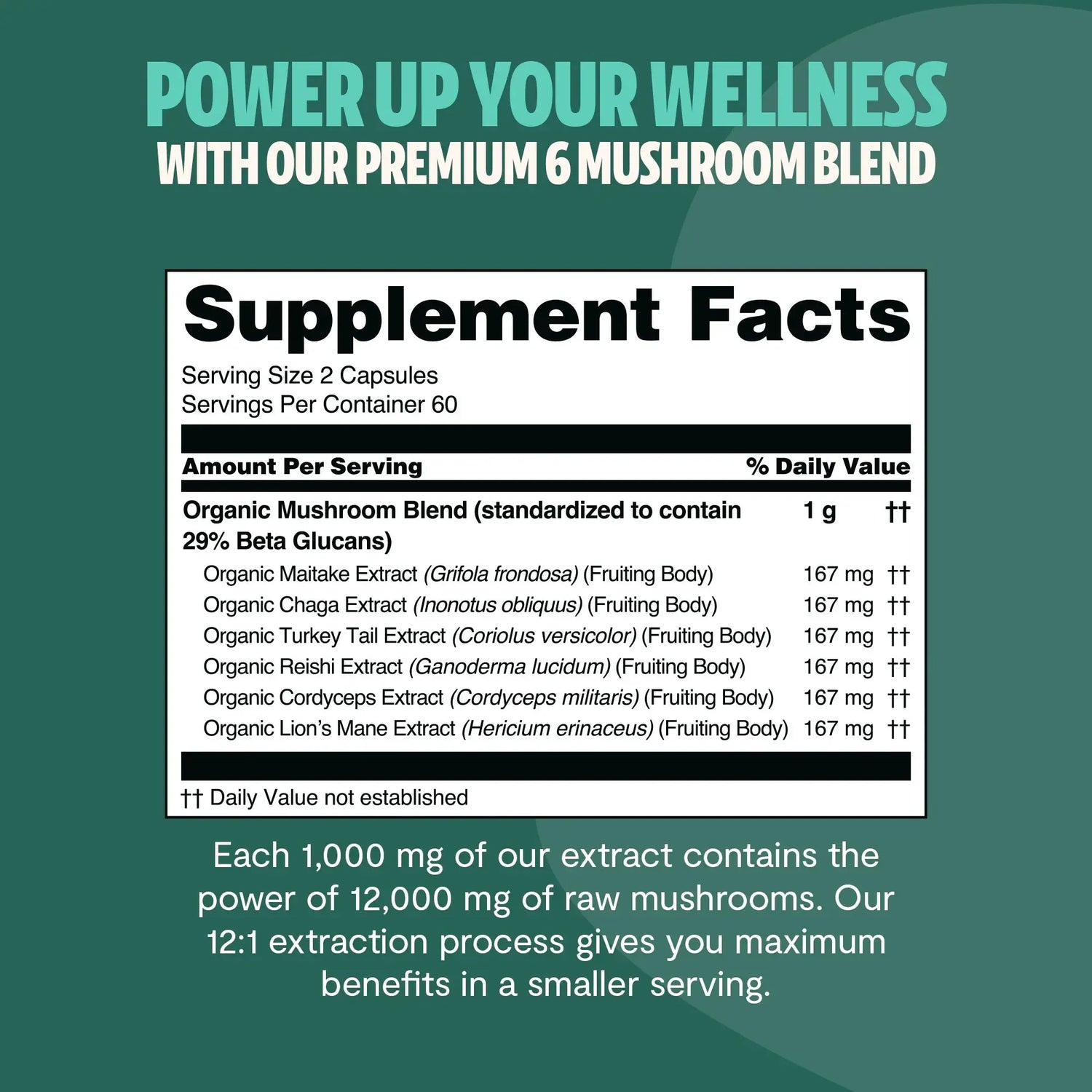 Ultimate Mushroom Complex Capsules FreshCap Mushrooms