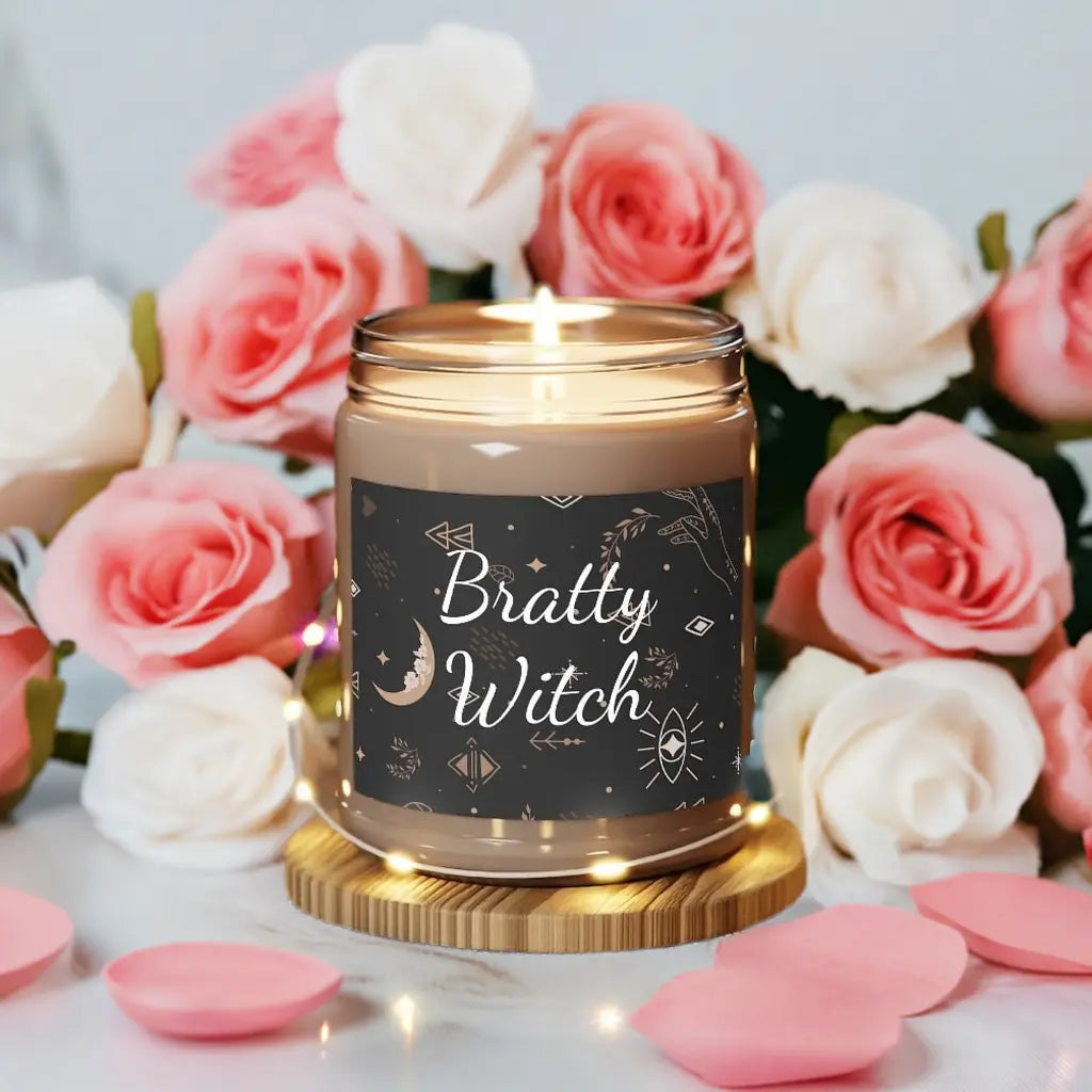 Bratty Witch Aromatherapy Candles, 9oz Bound Kitten