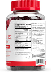 HumanN SuperBeets Heart Gummies 3-Pack – Sugar-Free Beetroot &amp; Grape Seed Extract for Heart Health, Energy &amp; Circulation – Pomegranate Berry Flavor, 60 Gummies Each Ballimart