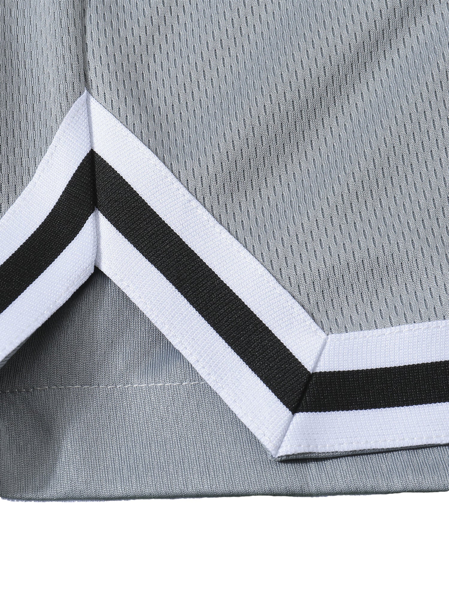 Loki & Ivy Classic Stripe Trim Basketball Shorts THRIXINE