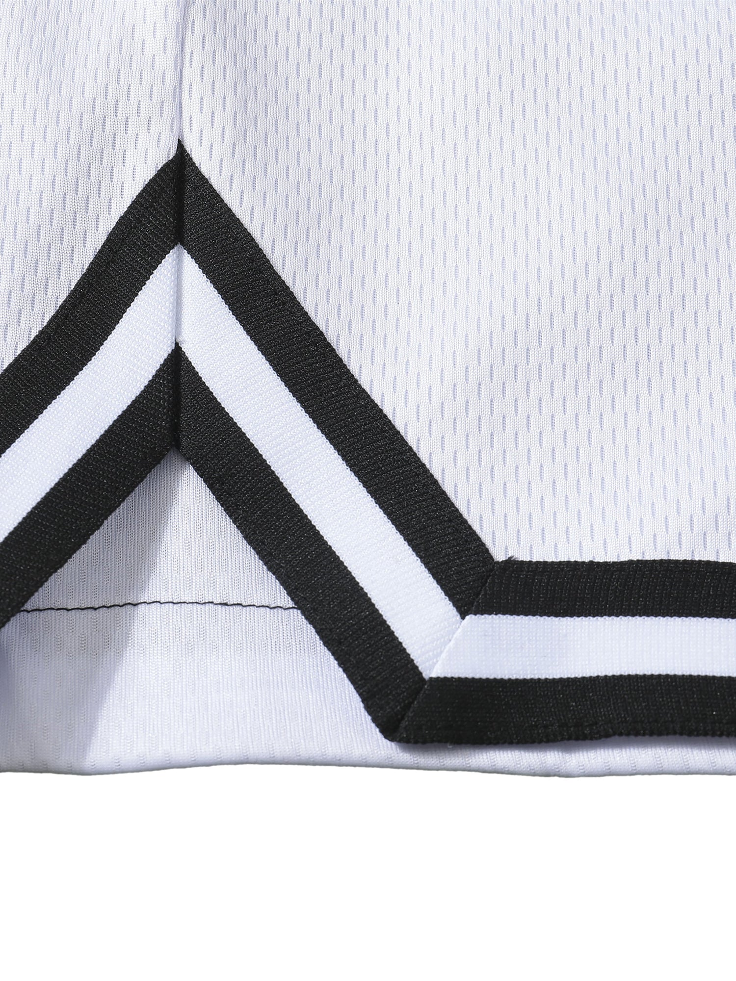 Loki & Ivy Classic Stripe Trim Basketball Shorts THRIXINE
