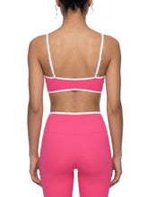 Loki & Ivy Color Block Ruched V-Neck Sports Bra THRIXINE