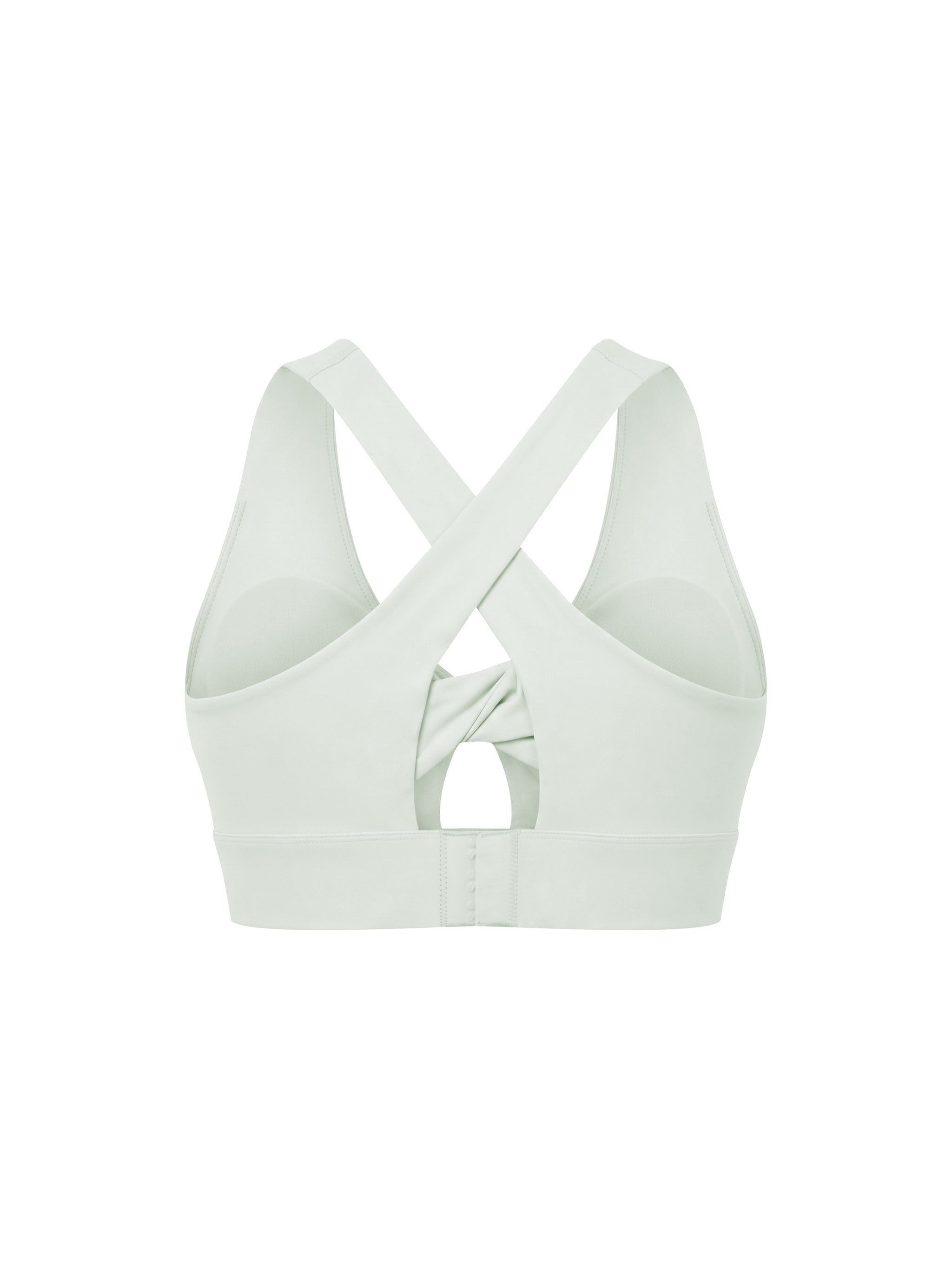 Loki & Ivy Women's Twist Front V-Neck Sports Bra THRIXINE