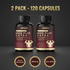 Man Plus Extra Strength 8050mg 2 Pack | 120 Capsules | Reproductive Health Performance and Blood Flow | Exp 2028 Roksy