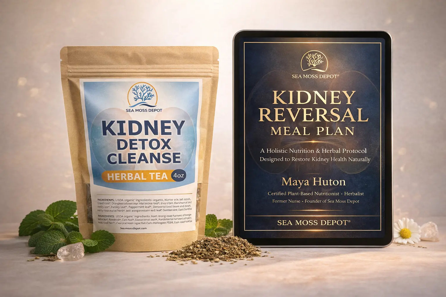 Reclaim Your Kidneys Bundle – Reverse Kidney Disease Naturally (Stages 1-5) Seamoss depot