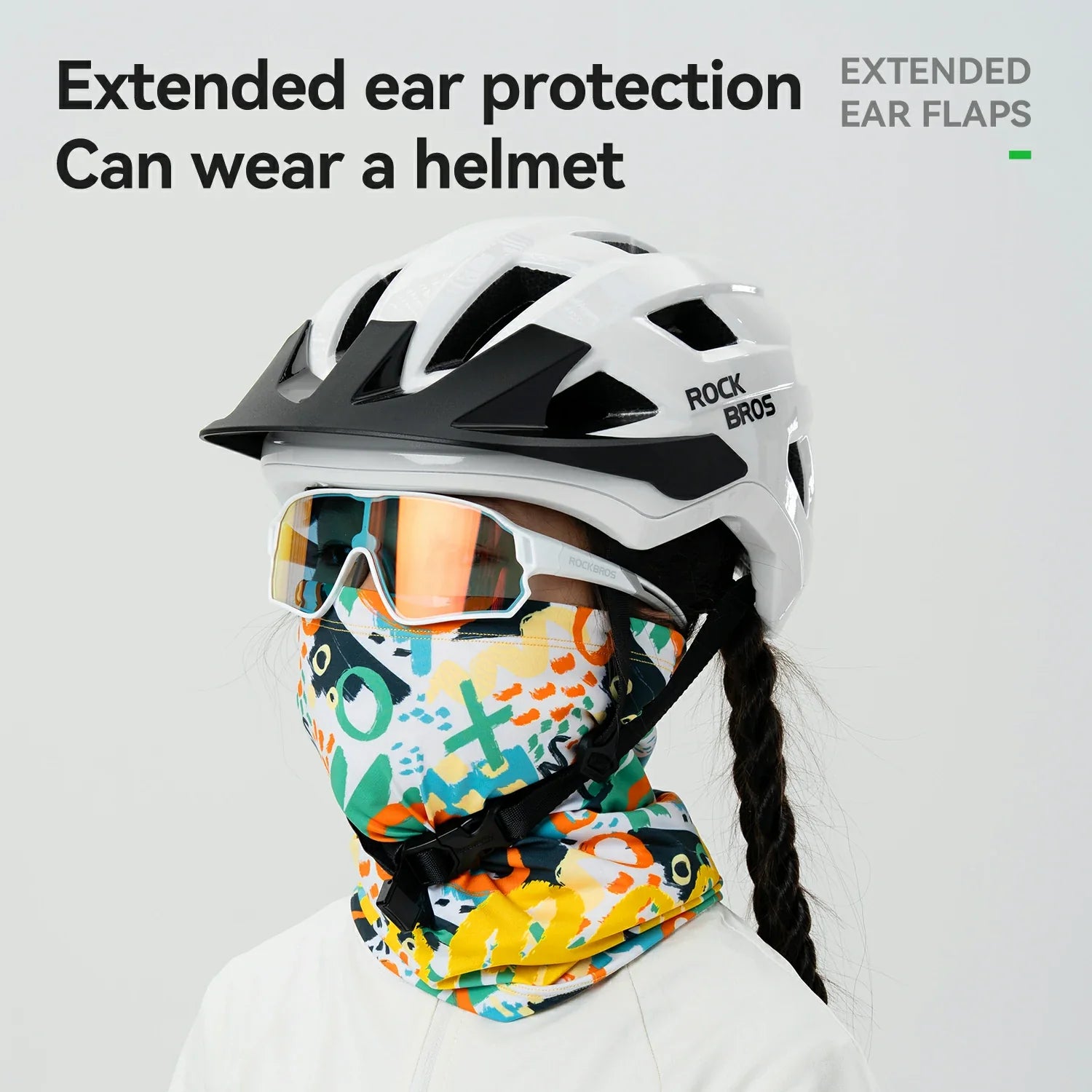Kids Cycling Neck Gaiter Warm Double-Sided ROCKBROS-US