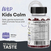 Wild Kids Calm Gummies – Relaxation & Sleep Support Wild Foods