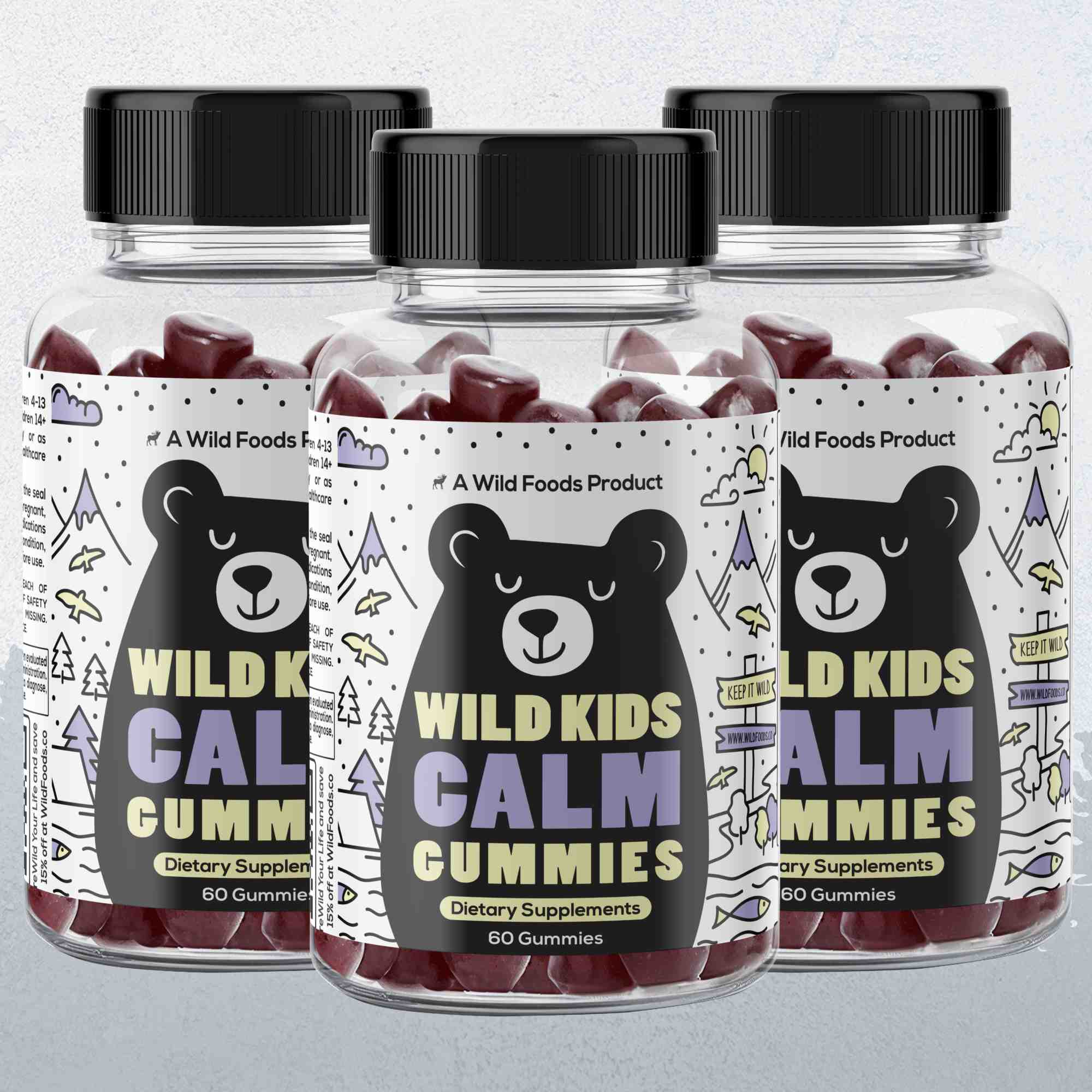 Wild Kids Calm Gummies – Relaxation & Sleep Support Wild Foods
