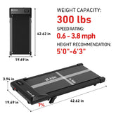 DeerRun Q2 Urban Smart Walking Pad with Incline Treadmill Remote Control DeerRun®