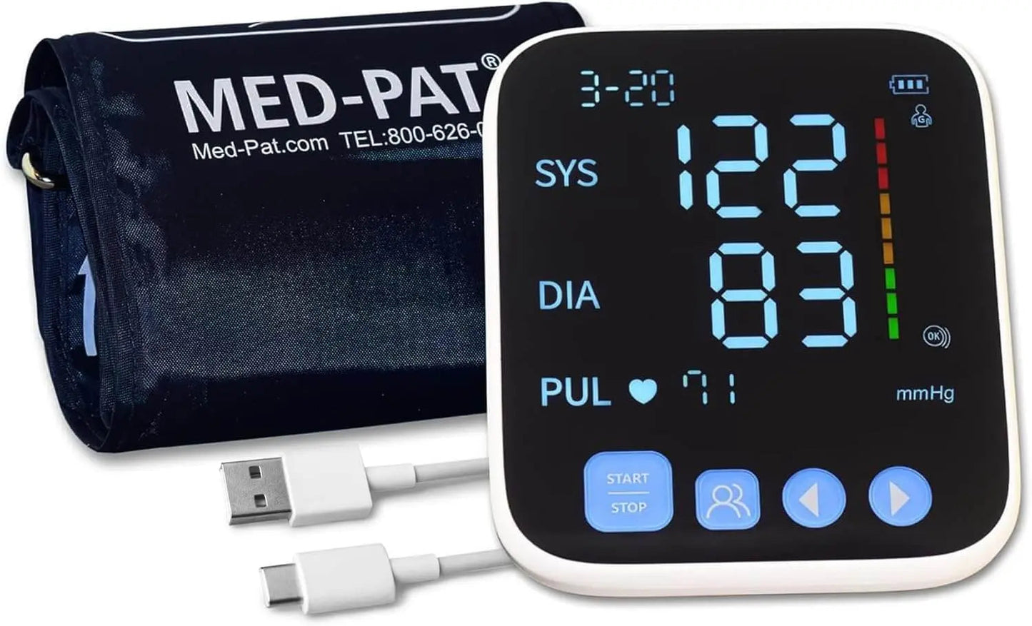 Med-Pat PX-1 Fingertip Pulse Oximeter