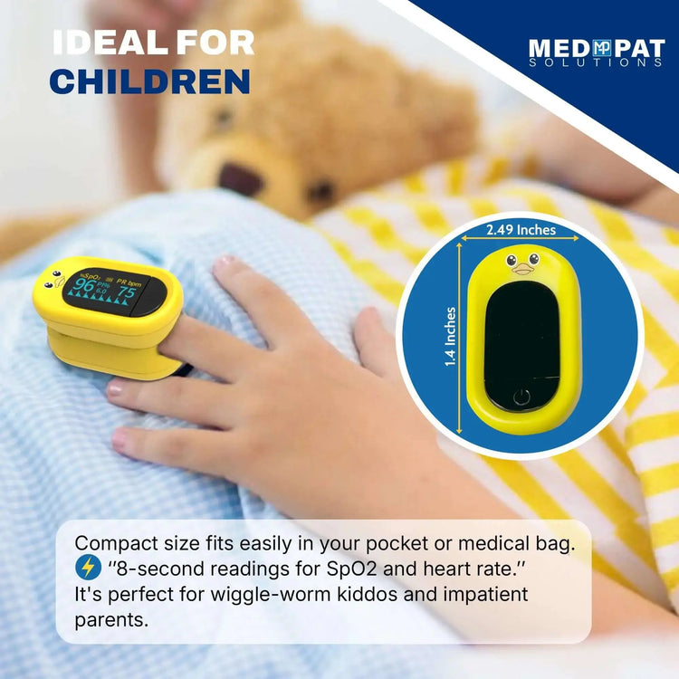 Med-Pat “Ducky” Kid-Friendly Pulse Oximeter MedPat Solutions