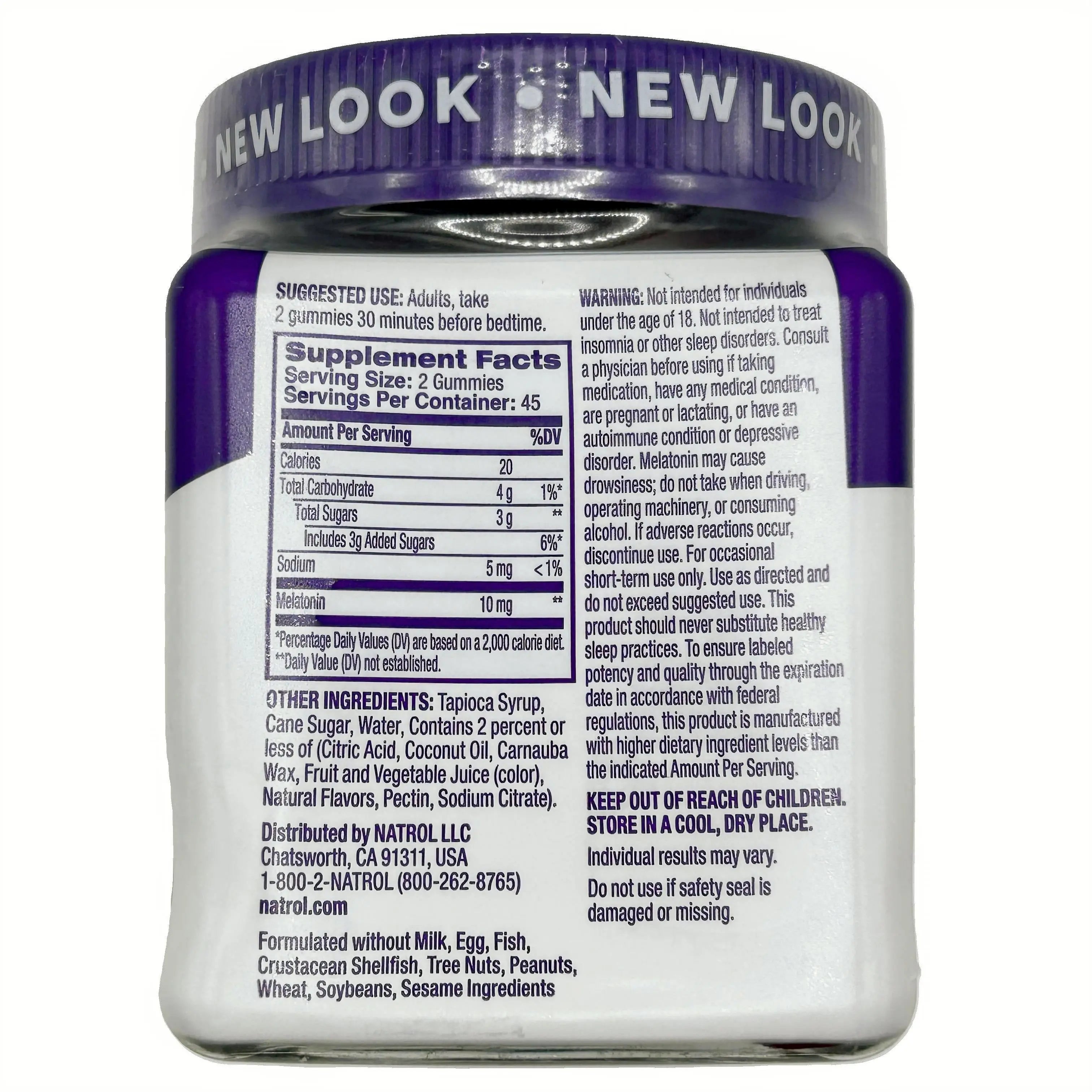 Natrol Melatonin Gummies – Strawberry Flavor, 10 mg per serving (90 Gummies) Loopwell Market
