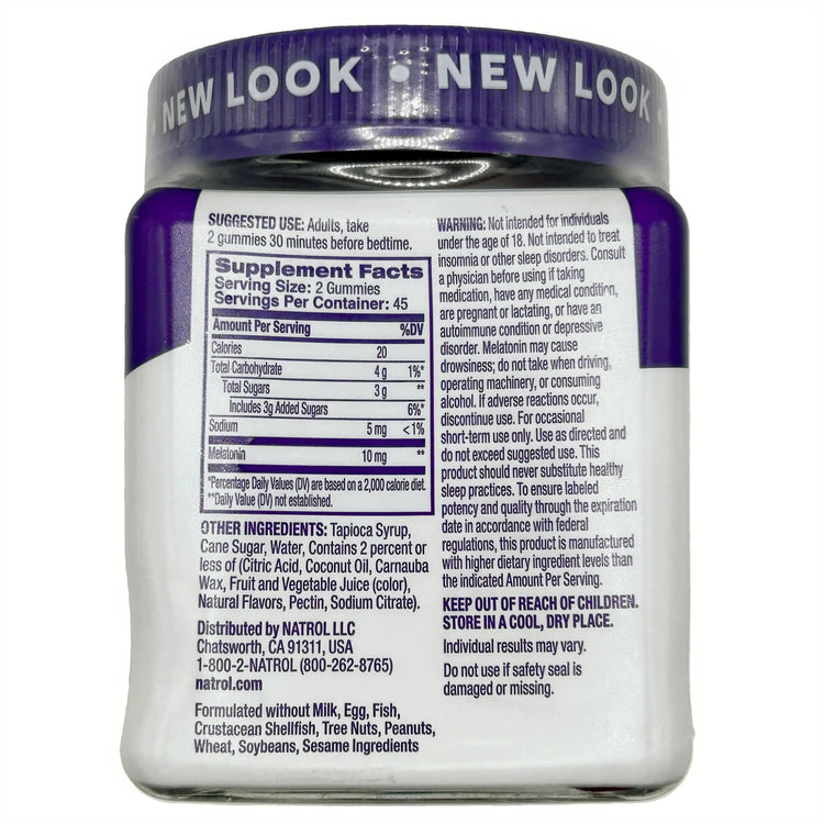 Natrol Melatonin Gummies – Strawberry Flavor, 10 mg per serving (90 Gummies) Loopwell Market