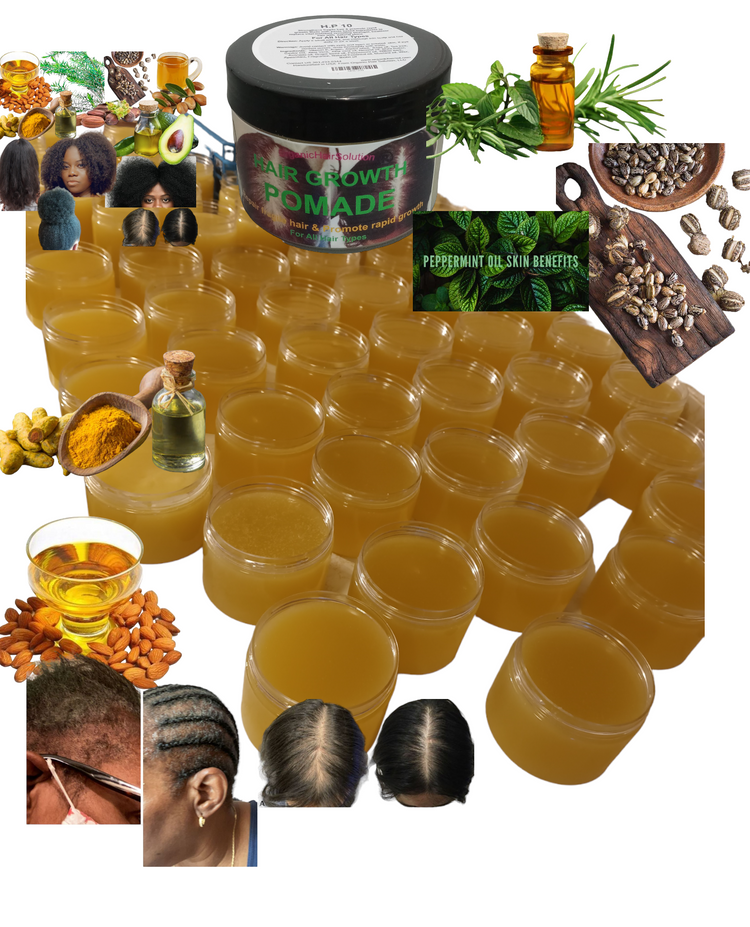 Wholesale-Hair Growth Pomade Grease- For Stronger, Thicker Longer Hair (pack 24) Organic Hair Solution, LLC