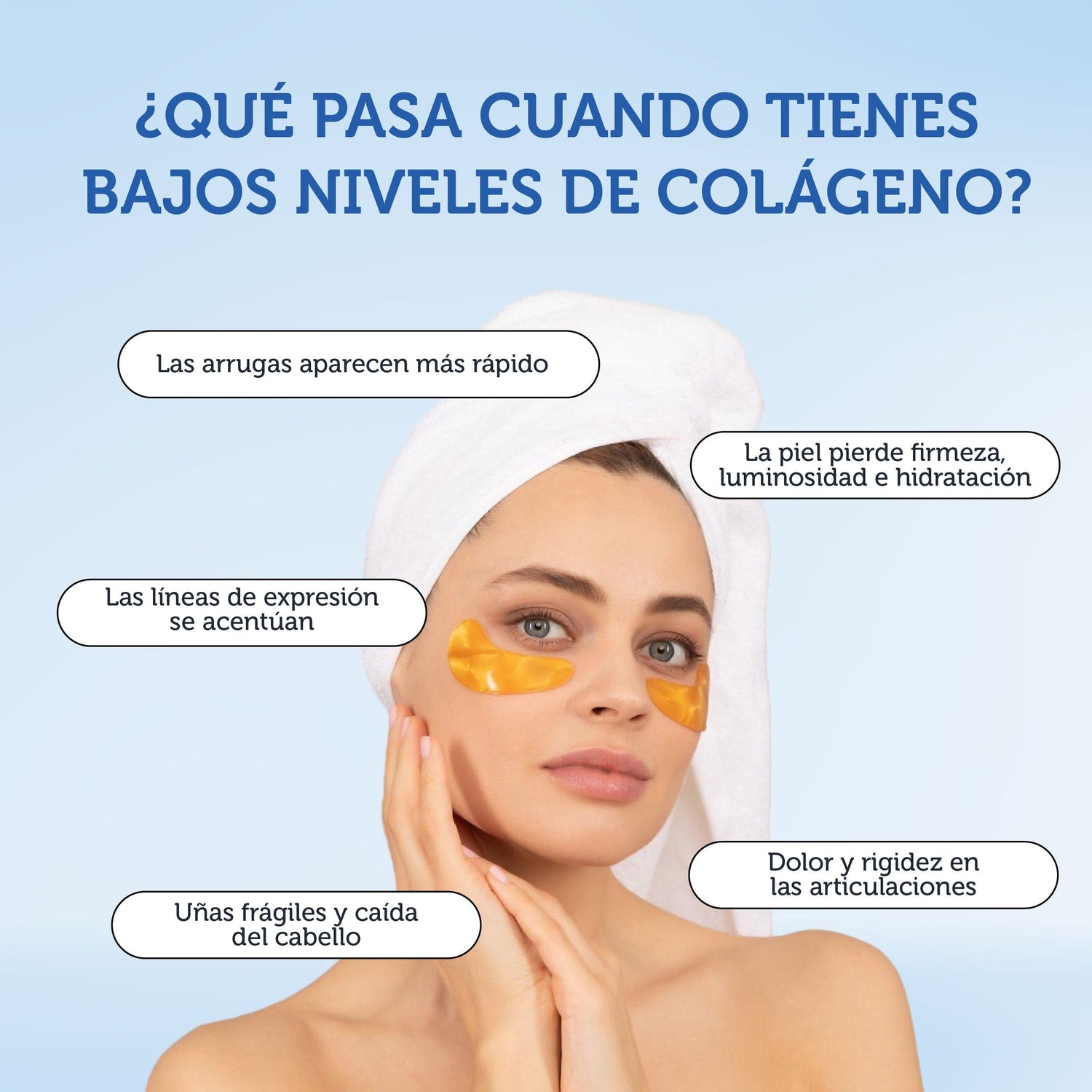 Colágeno Hidrolizado 5 en 1 con Ácido Hialurónico, Vitamina C y Probióticos Vitamin Bounty
