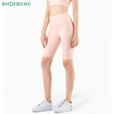 Second Skin Feel Workout Fitness Gym Biker Shorts Women High Waist THRIXINE