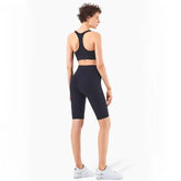 Second Skin Feel Workout Fitness Gym Biker Shorts Women High Waist THRIXINE
