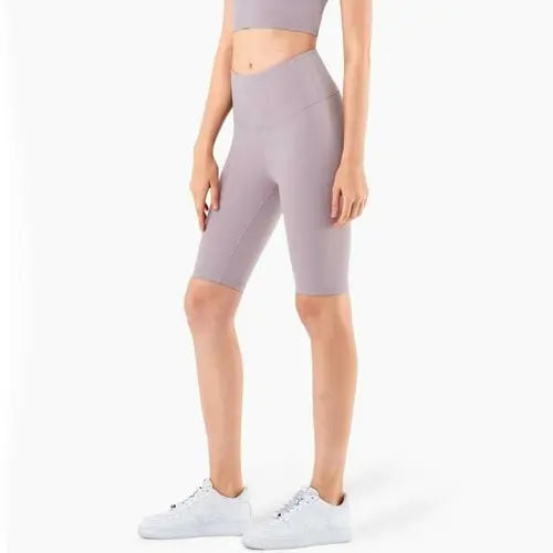 Second Skin Feel Workout Fitness Gym Biker Shorts Women High Waist THRIXINE